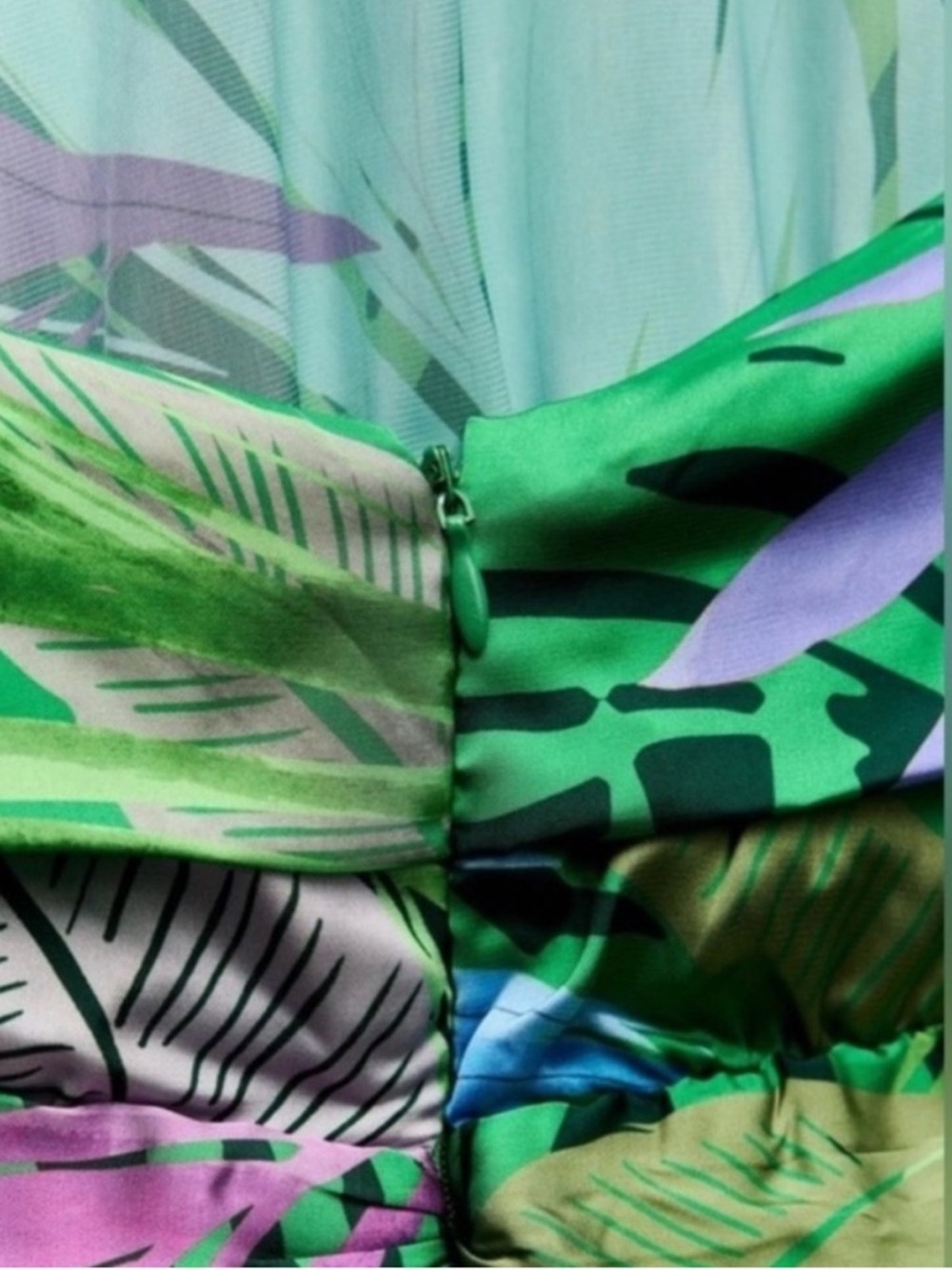 Zara Multicolor Tropical Halter Jumpsuit 🌴Size: Small - Picture 8 of 11